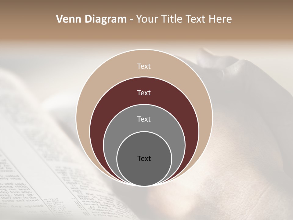 Book Christian White PowerPoint Template