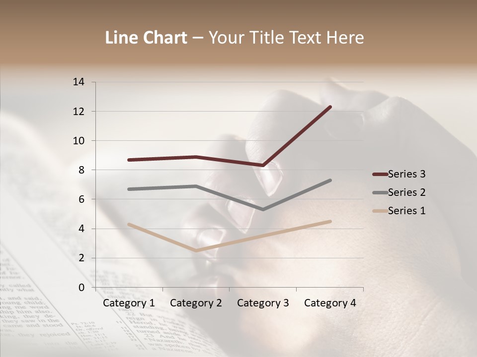 Book Christian White PowerPoint Template