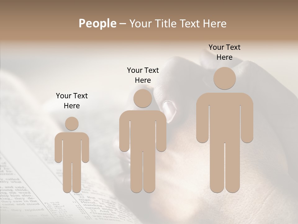 Book Christian White PowerPoint Template