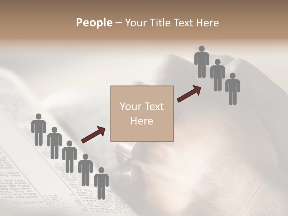 Book Christian White PowerPoint Template