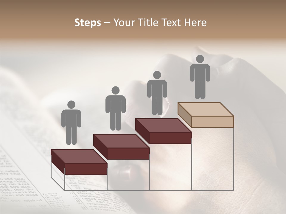 Book Christian White PowerPoint Template