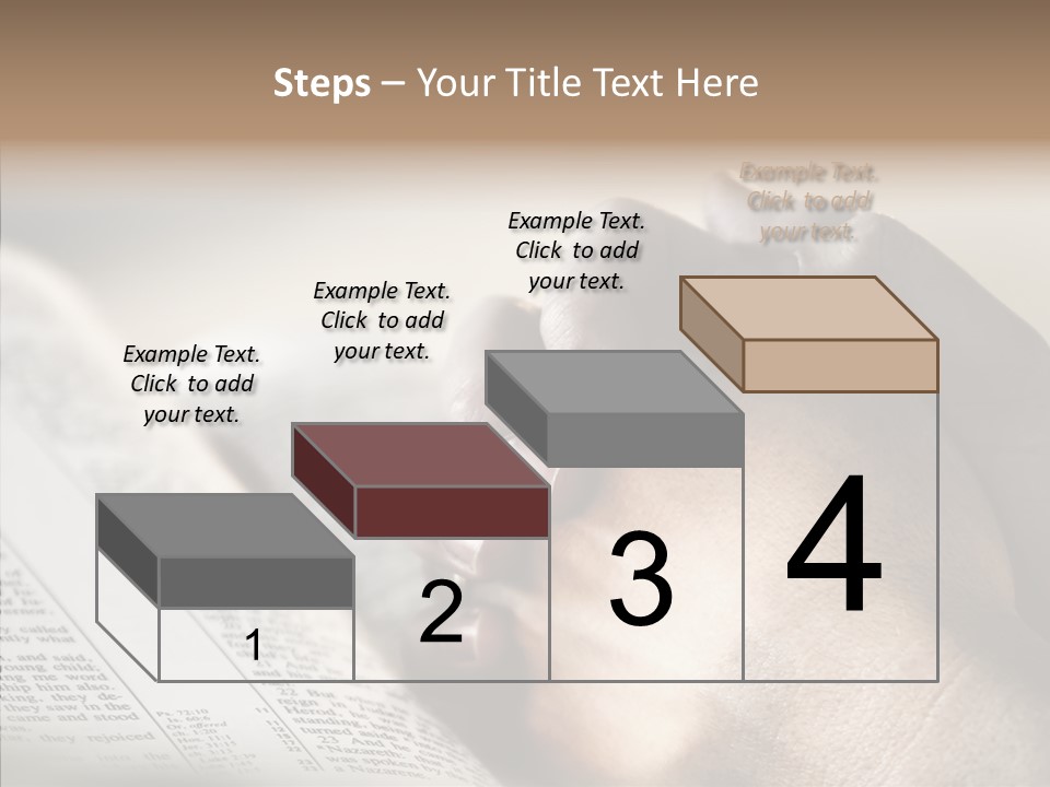 Book Christian White PowerPoint Template