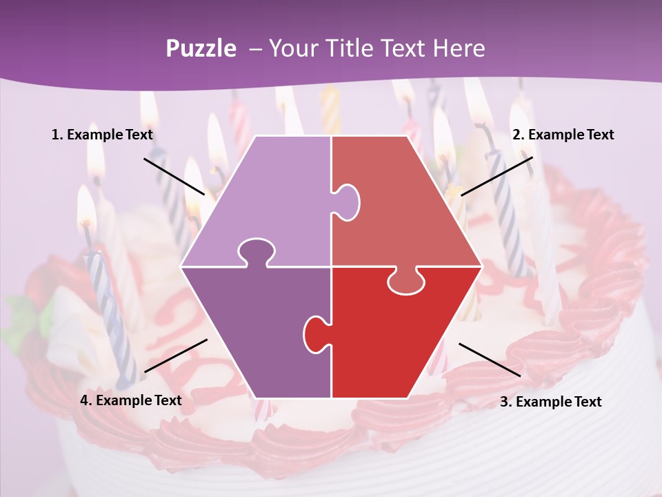 White Celebration Whole PowerPoint Template