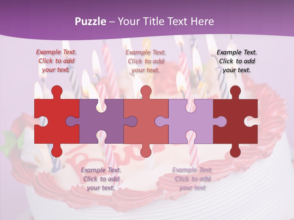 White Celebration Whole PowerPoint Template