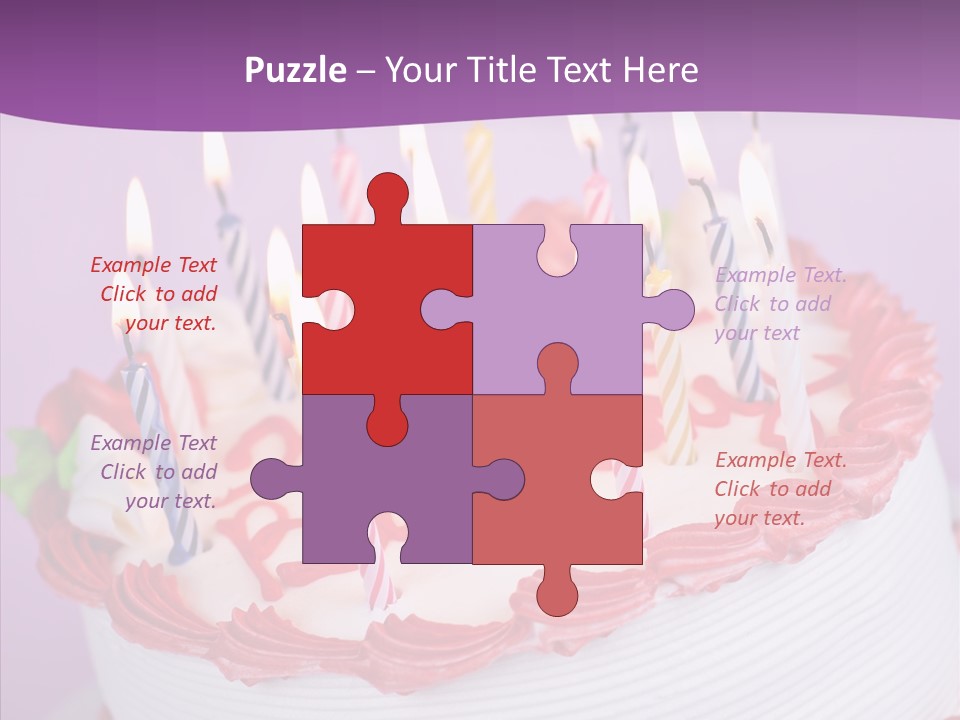 White Celebration Whole PowerPoint Template