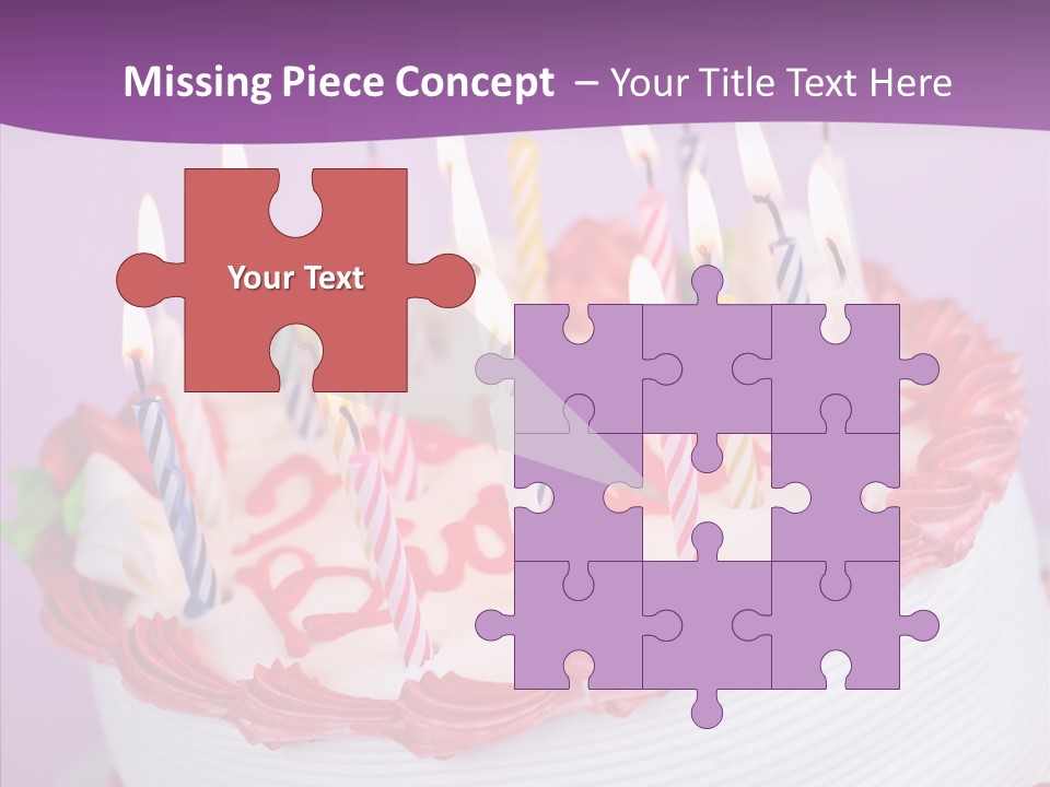 White Celebration Whole PowerPoint Template