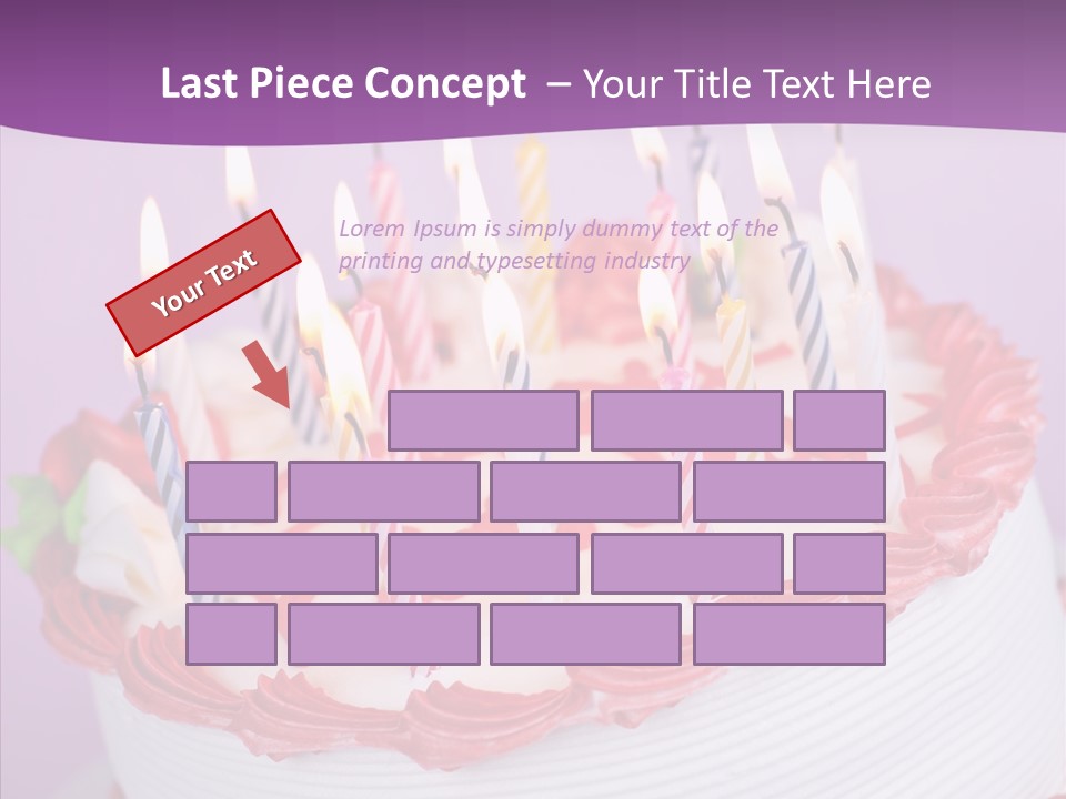 White Celebration Whole PowerPoint Template