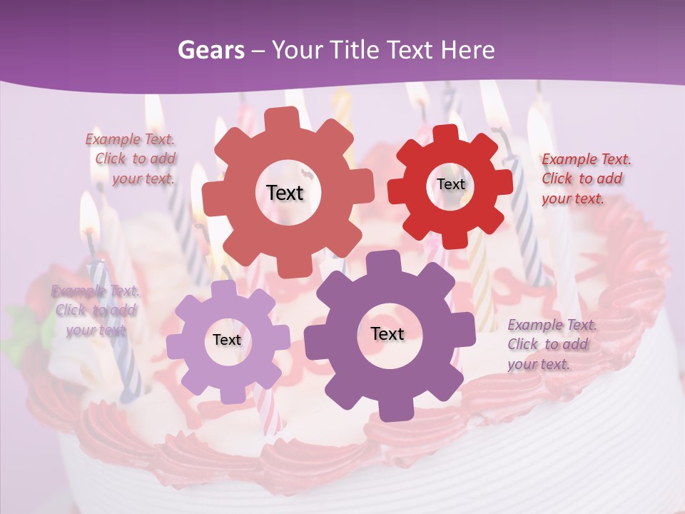 White Celebration Whole PowerPoint Template