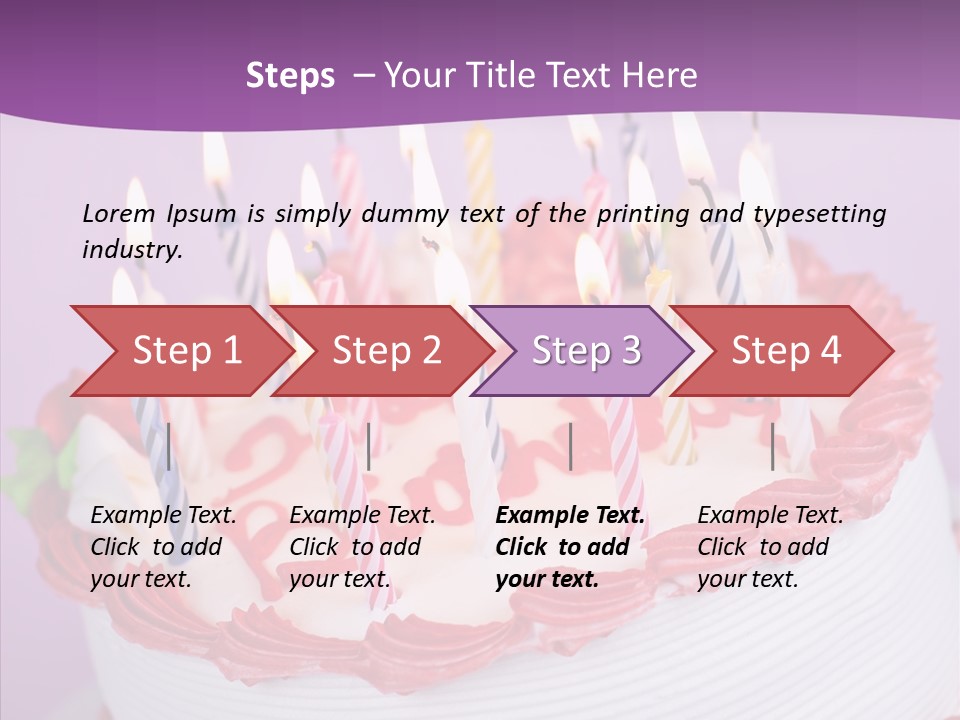 White Celebration Whole PowerPoint Template