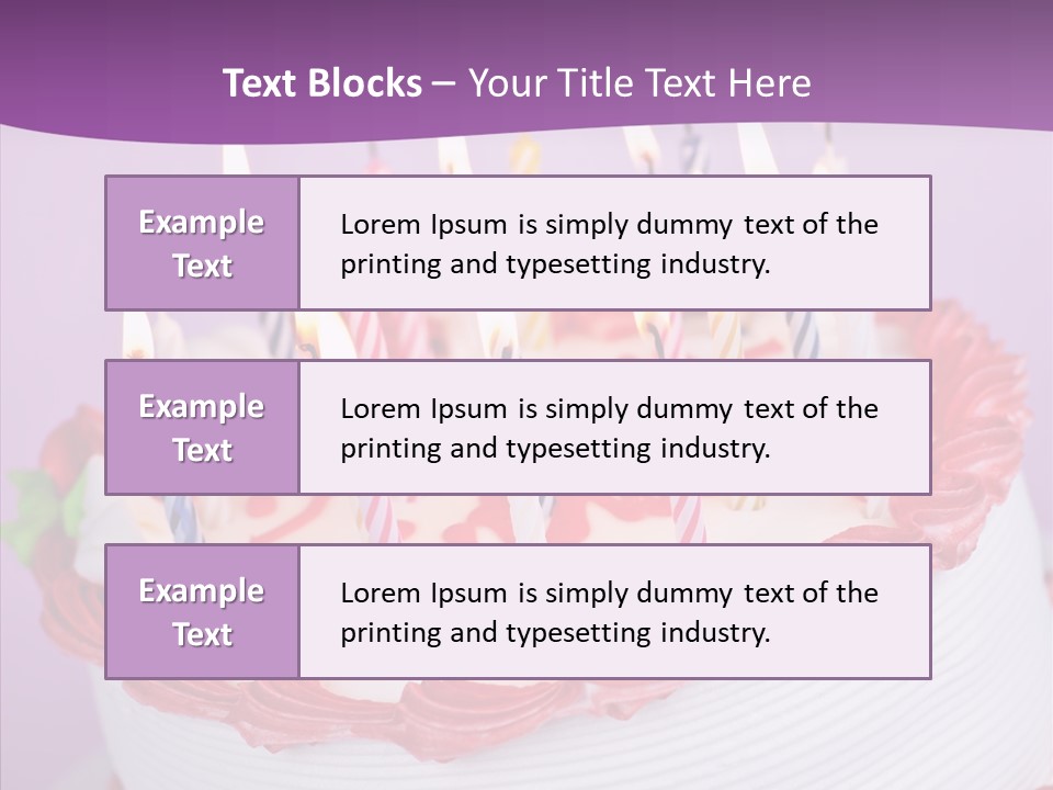 White Celebration Whole PowerPoint Template