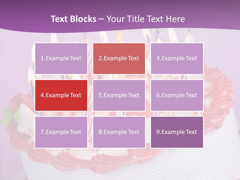 White Celebration Whole PowerPoint Template