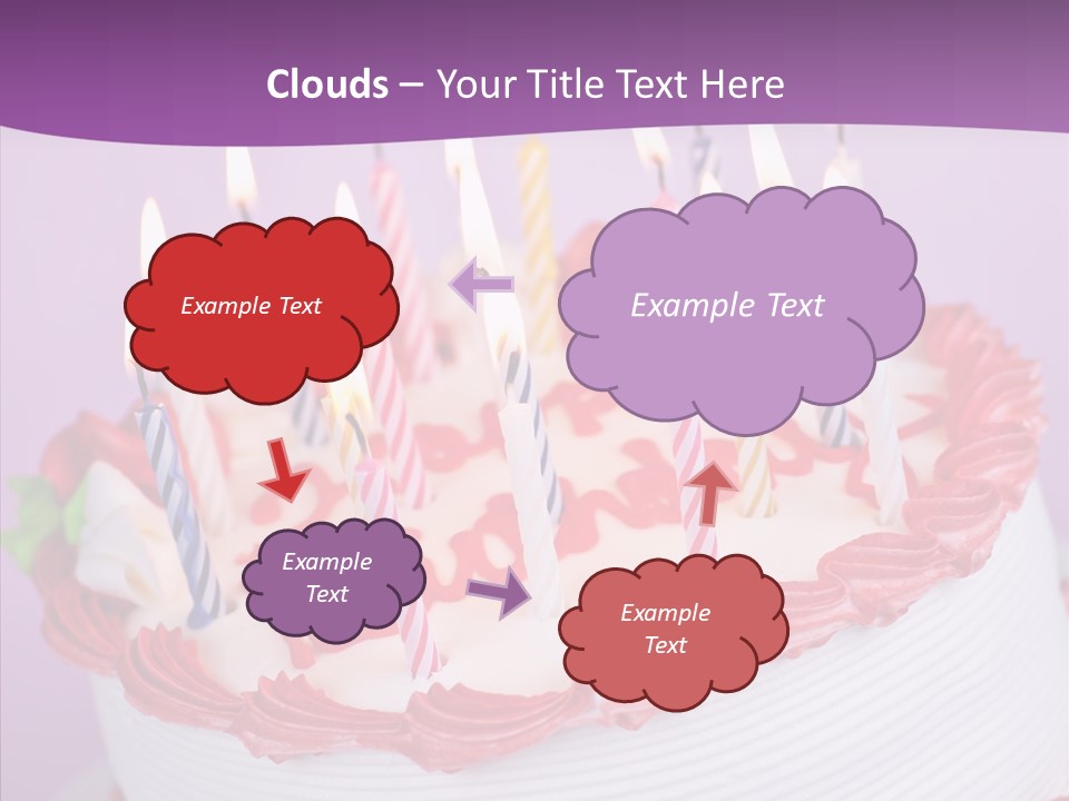 White Celebration Whole PowerPoint Template