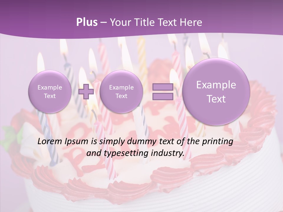 White Celebration Whole PowerPoint Template