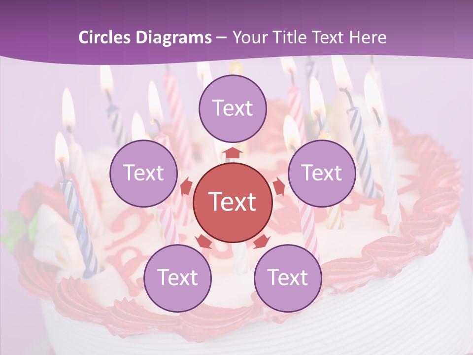 White Celebration Whole PowerPoint Template