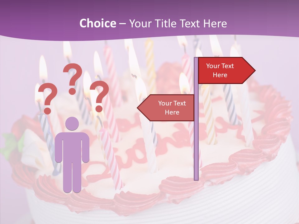 White Celebration Whole PowerPoint Template