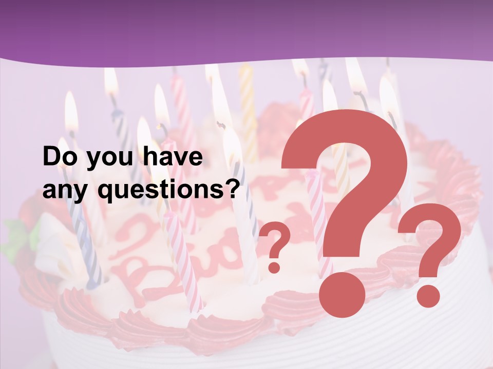 White Celebration Whole PowerPoint Template