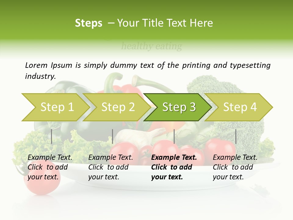 Background Meal Fresh PowerPoint Template