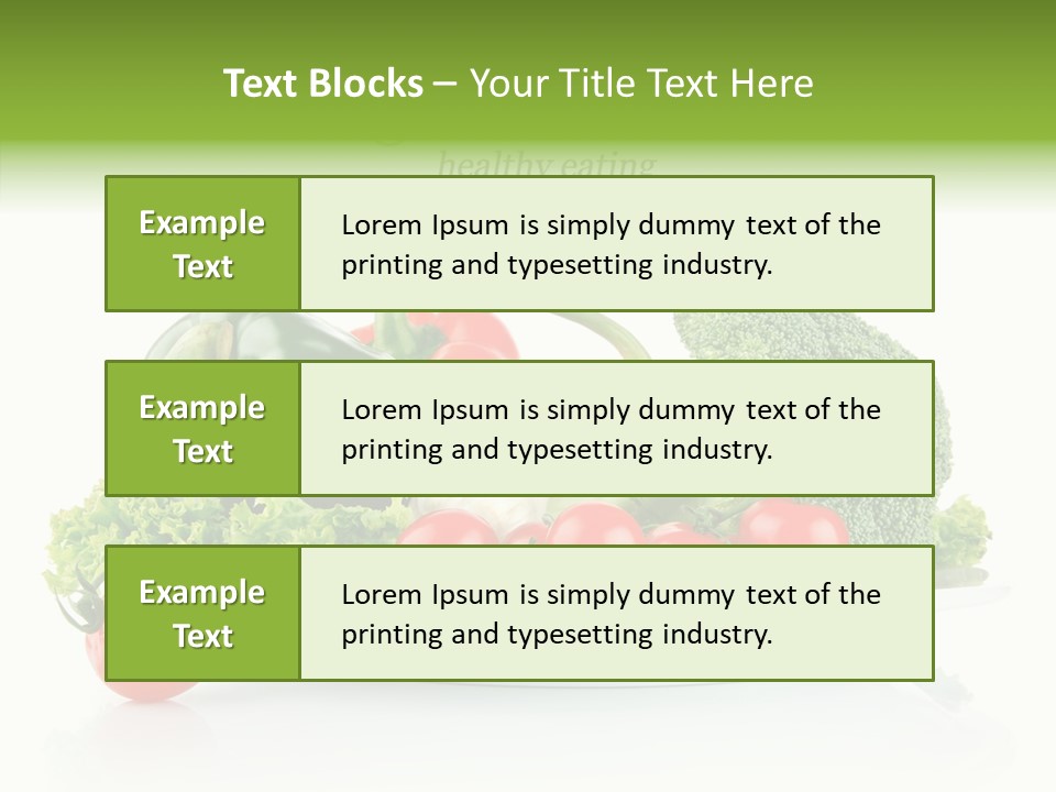 Background Meal Fresh PowerPoint Template