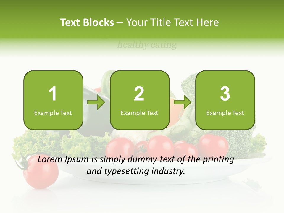 Background Meal Fresh PowerPoint Template