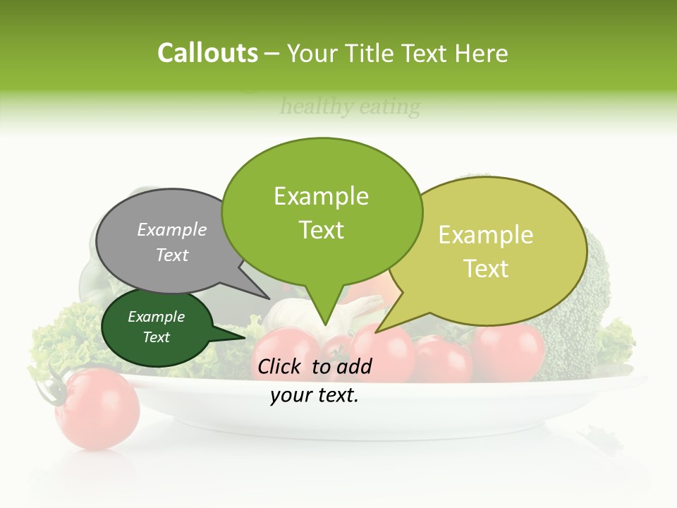 Background Meal Fresh PowerPoint Template