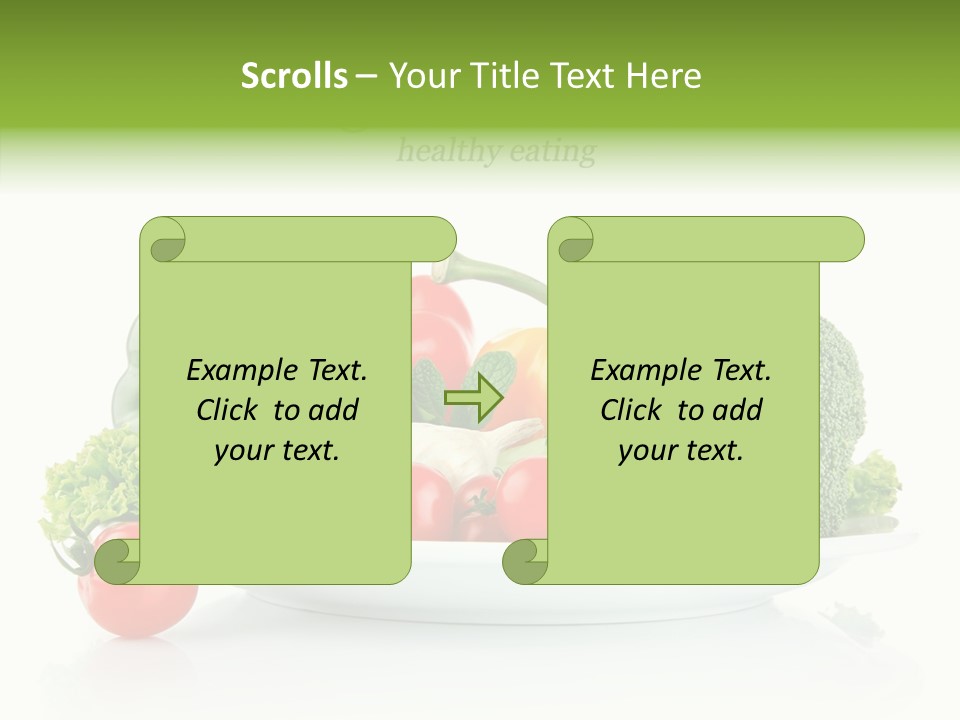 Background Meal Fresh PowerPoint Template