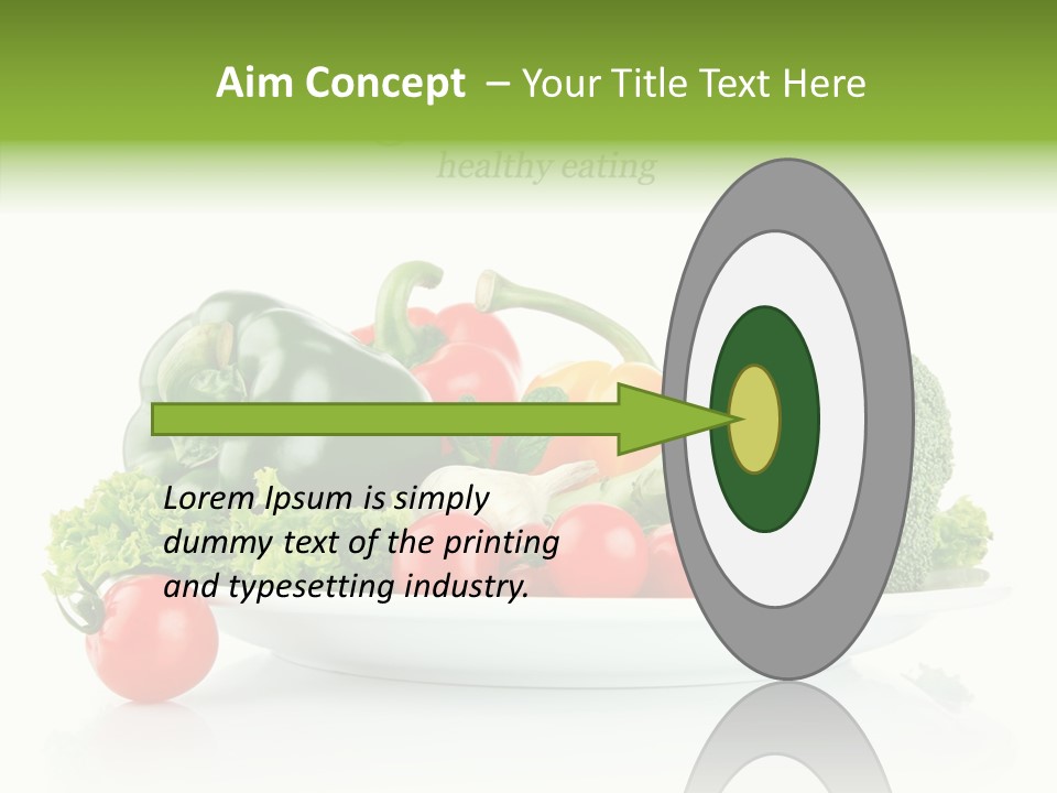 Background Meal Fresh PowerPoint Template