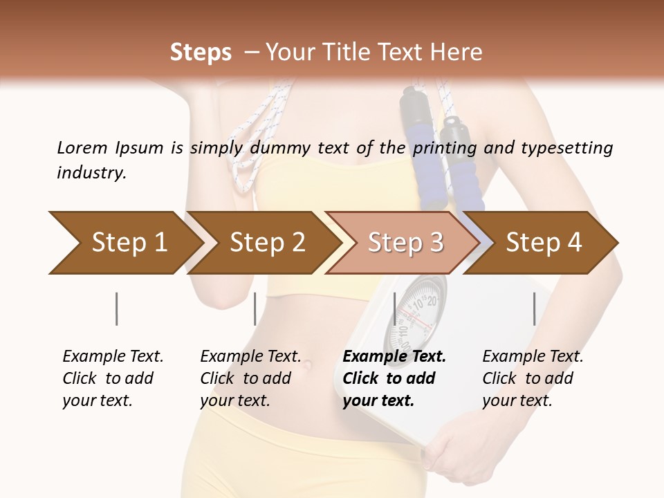 Tape Sport Isolated PowerPoint Template