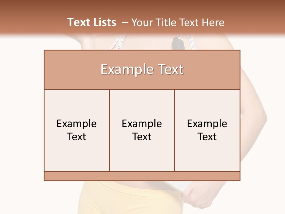 Tape Sport Isolated PowerPoint Template