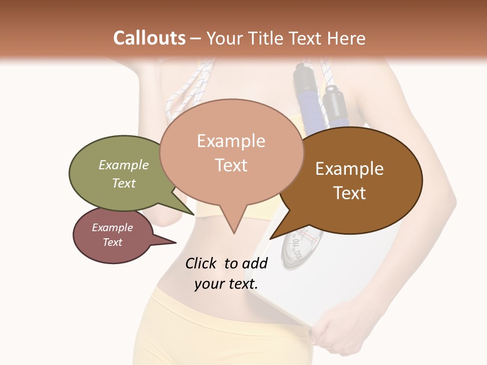 Tape Sport Isolated PowerPoint Template