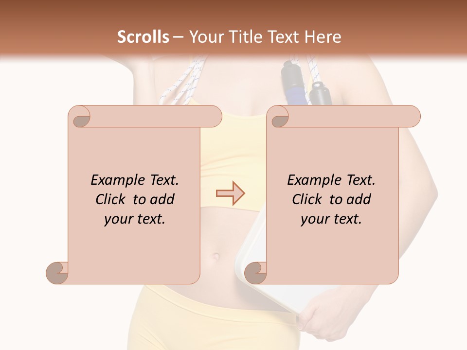 Tape Sport Isolated PowerPoint Template