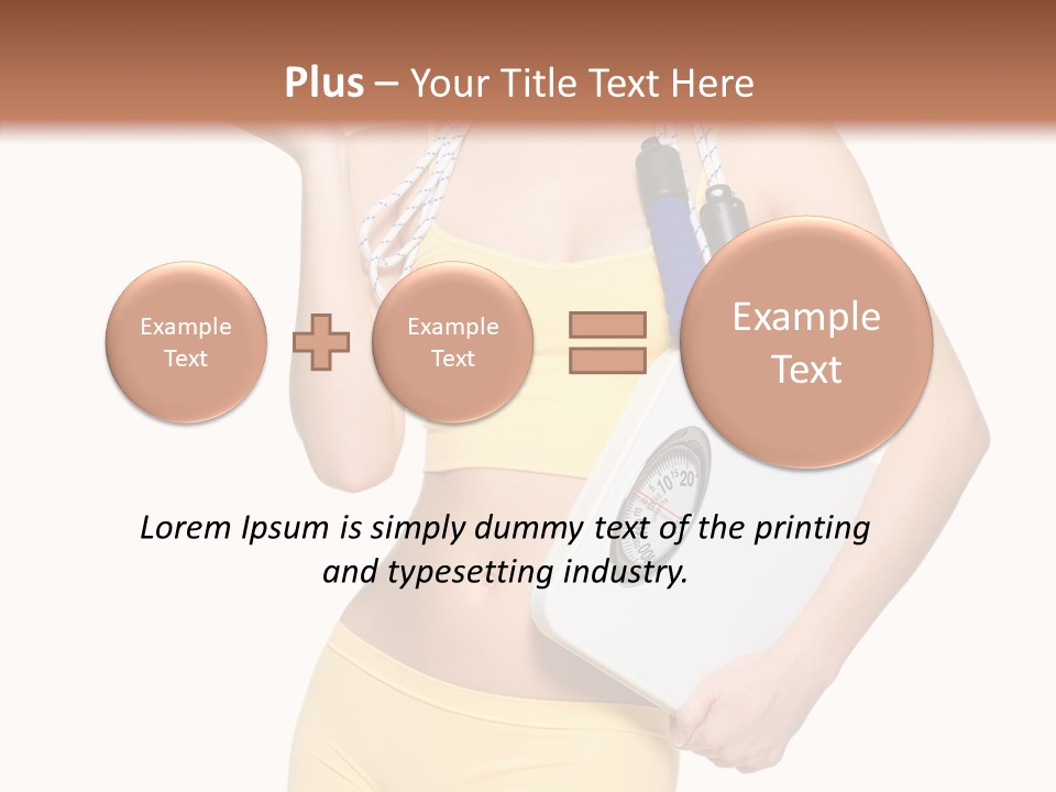 Tape Sport Isolated PowerPoint Template