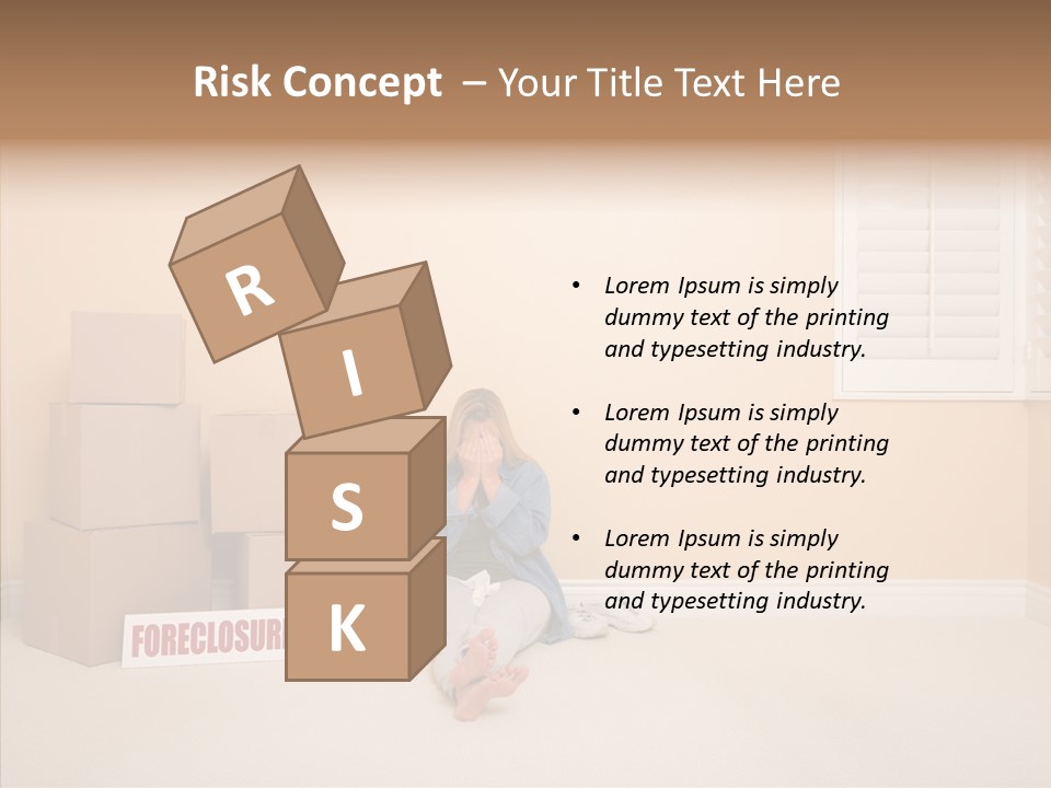 New Bank Tears PowerPoint Template