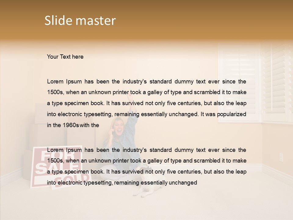 Inside Moving Boxes PowerPoint Template