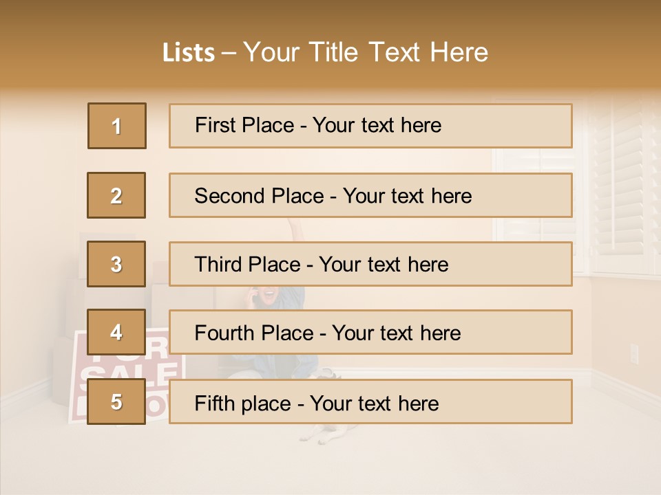 Inside Moving Boxes PowerPoint Template