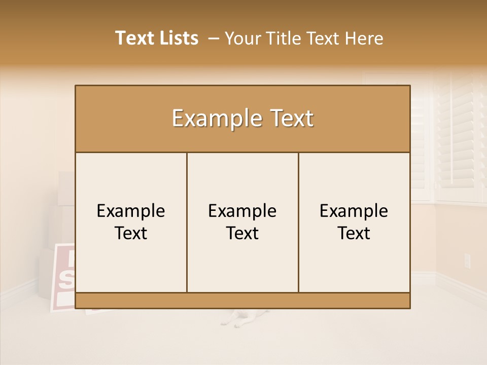 Inside Moving Boxes PowerPoint Template