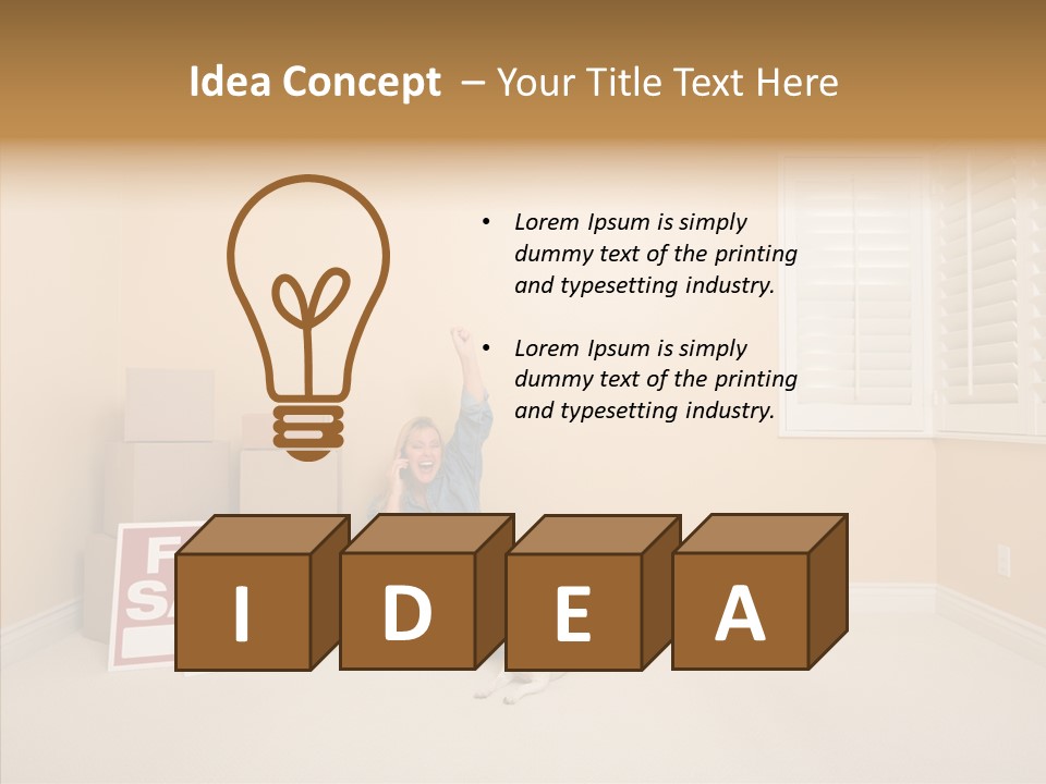 Inside Moving Boxes PowerPoint Template
