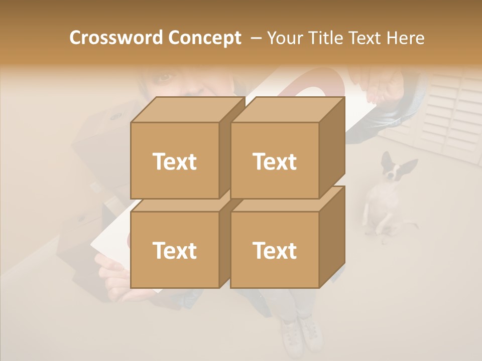 Room Happy Wide PowerPoint Template