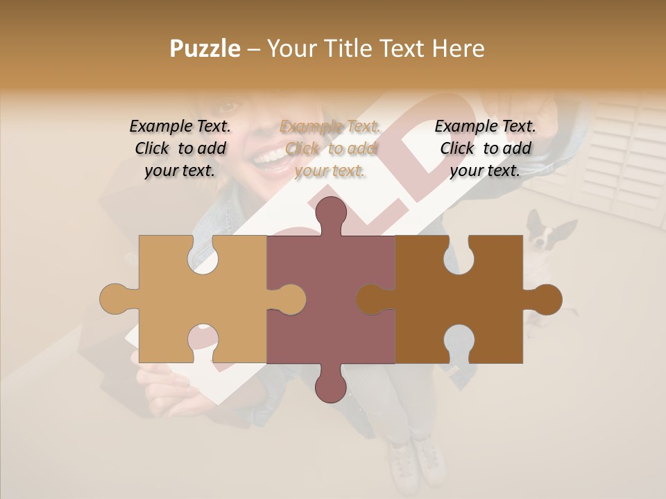 Room Happy Wide PowerPoint Template