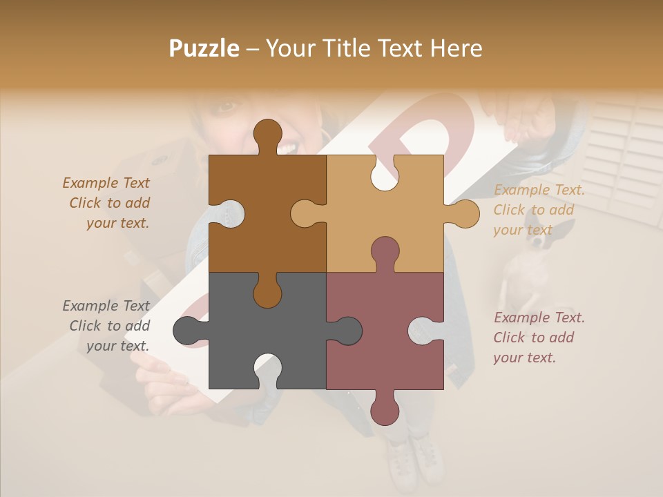 Room Happy Wide PowerPoint Template