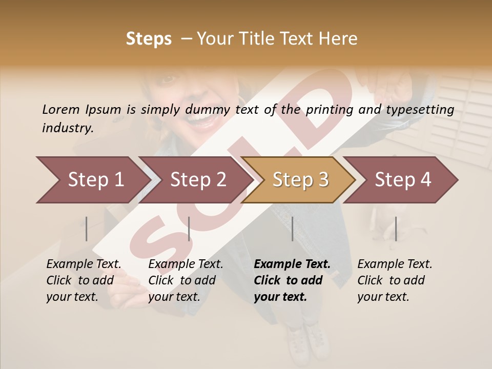 Room Happy Wide PowerPoint Template