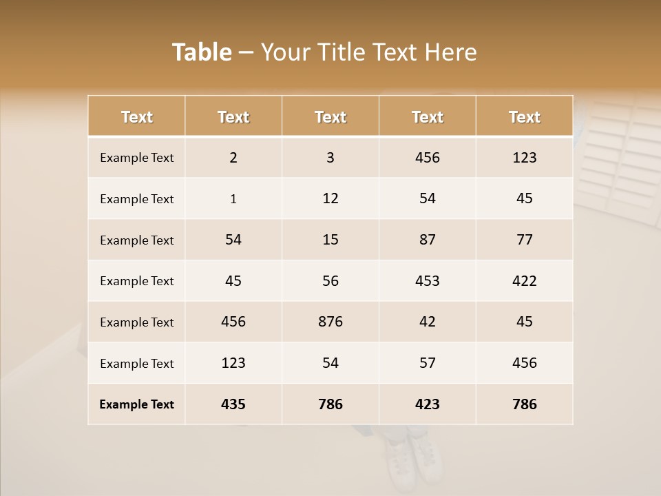 Room Happy Wide PowerPoint Template