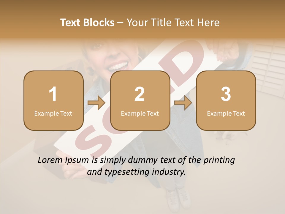 Room Happy Wide PowerPoint Template