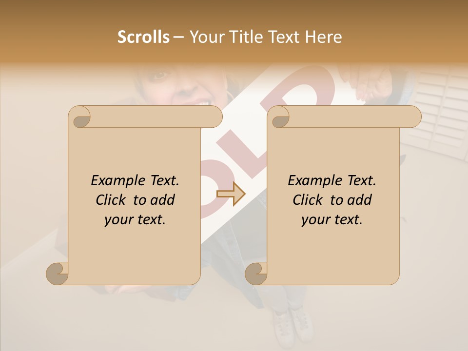 Room Happy Wide PowerPoint Template