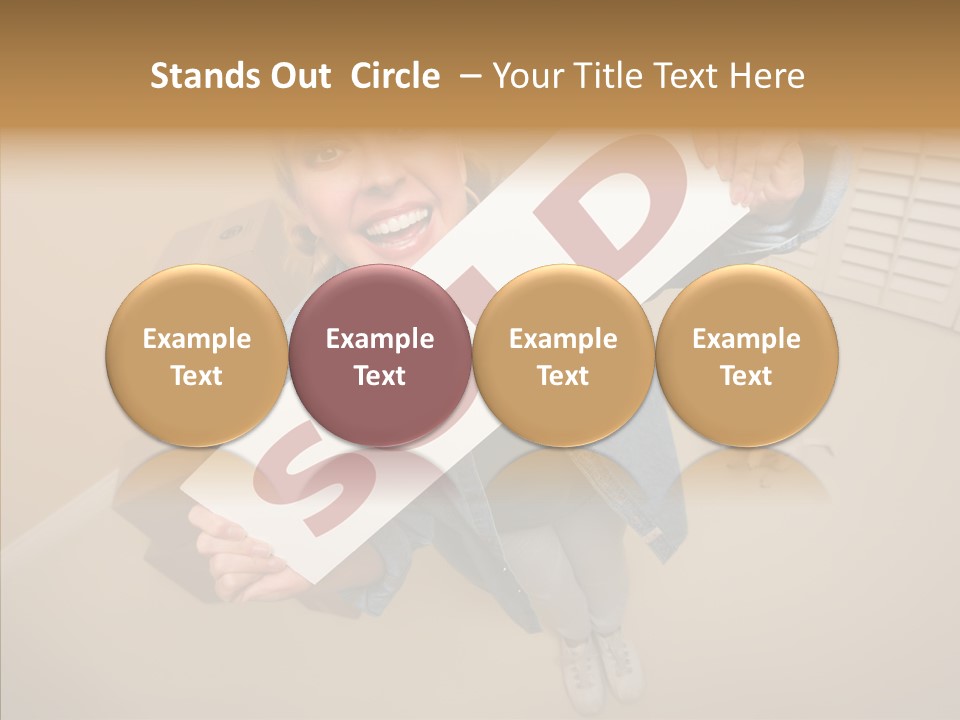 Room Happy Wide PowerPoint Template