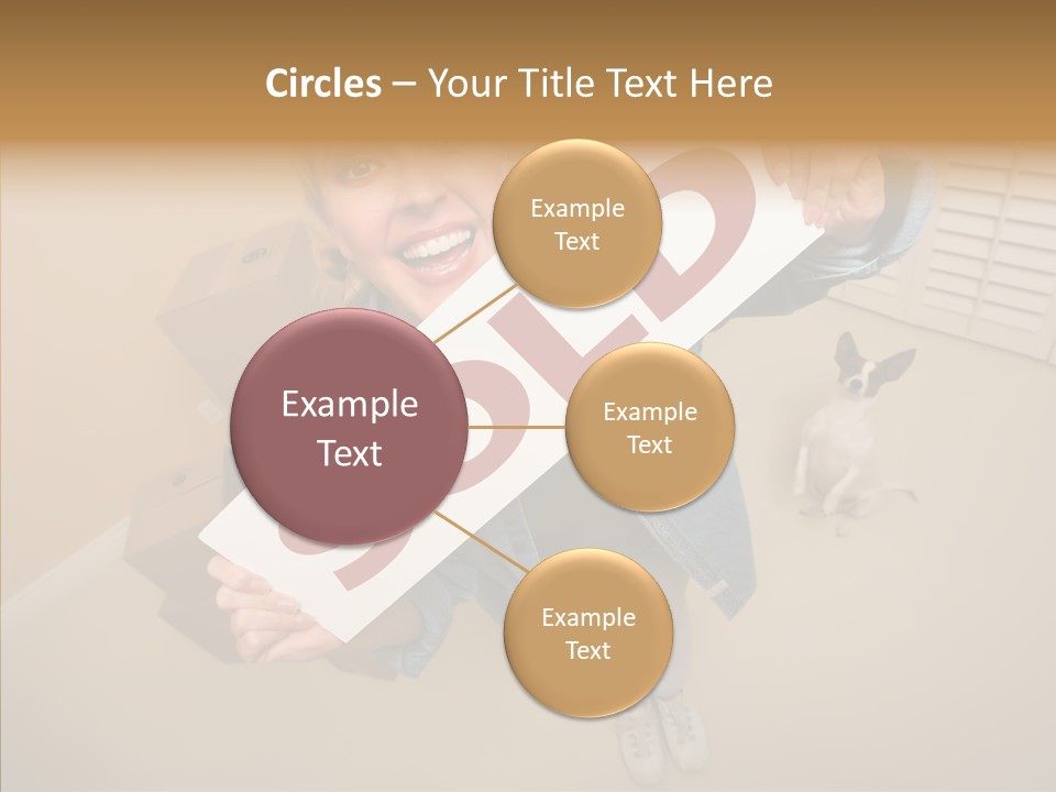 Room Happy Wide PowerPoint Template