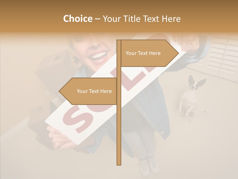 Room Happy Wide PowerPoint Template