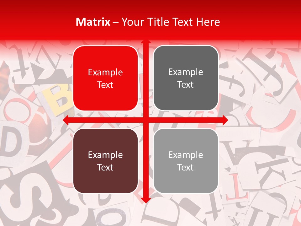 Layers Collage Black PowerPoint Template