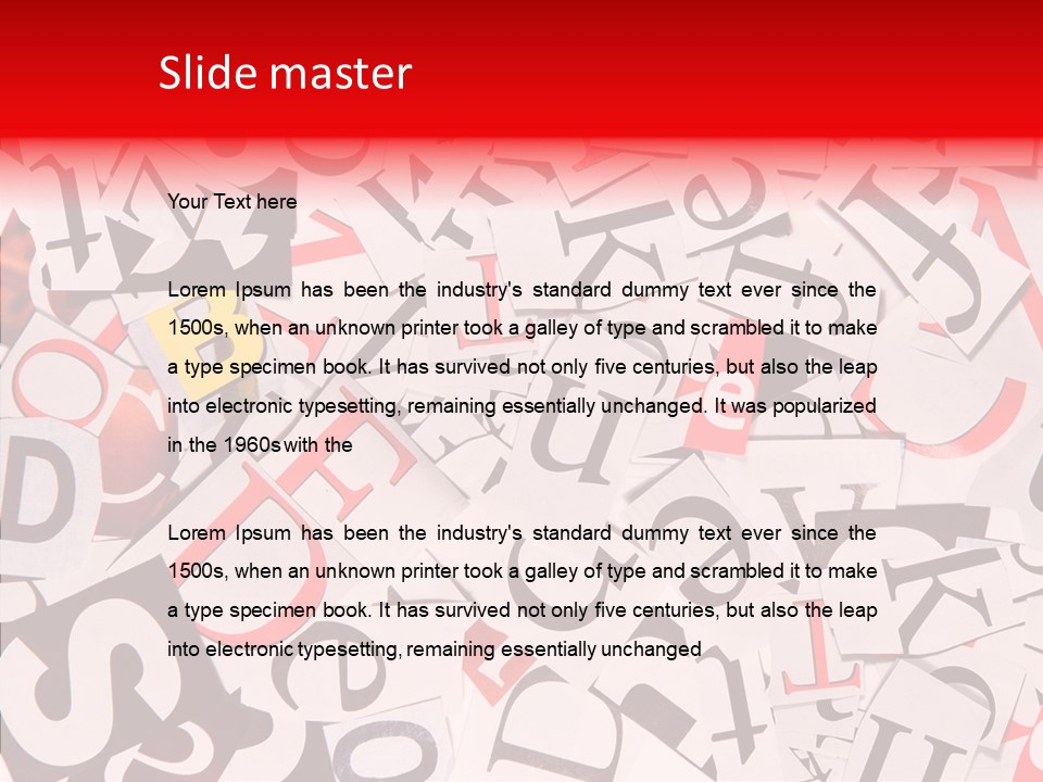 Layers Collage Black PowerPoint Template