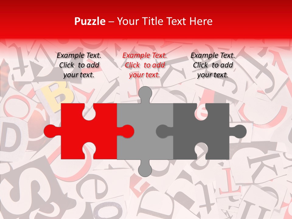 Layers Collage Black PowerPoint Template