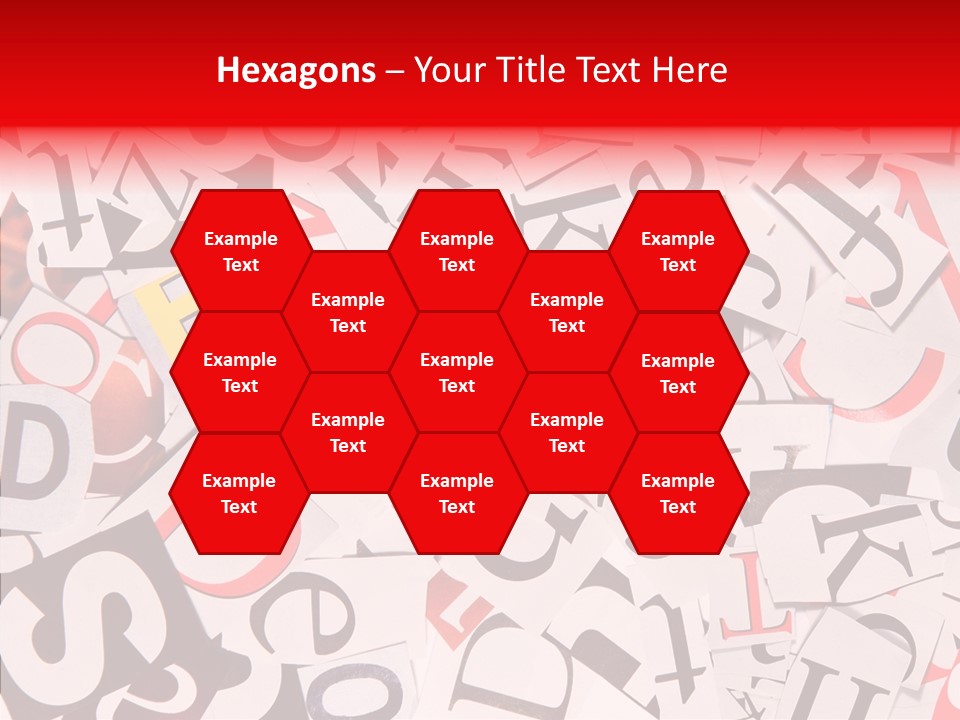 Layers Collage Black PowerPoint Template